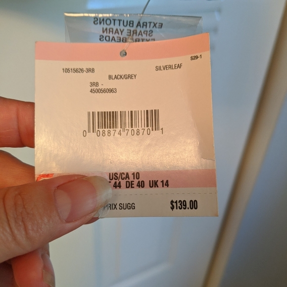 Ladies Kasper blazer - black with fine pinstripes - Picture 2 of 3